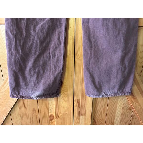 Denim & Co Brownish Red Denim High Rise Cargo Jeans READ Size 2 (6175) - Picture 7 of 11